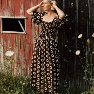 Christy Dawn Katrina Dress in Noir Daisy